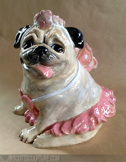 pug trophy richard sculpture pug trophy richard sculpture